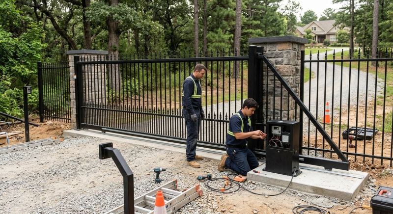 Automatic Gate Installation in Naperville, IL