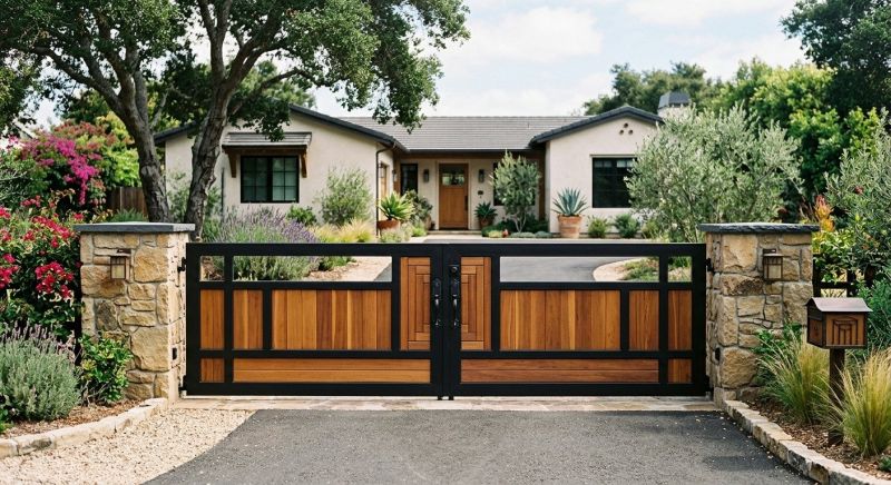 Driveway Fence Installation in Roswell, GA