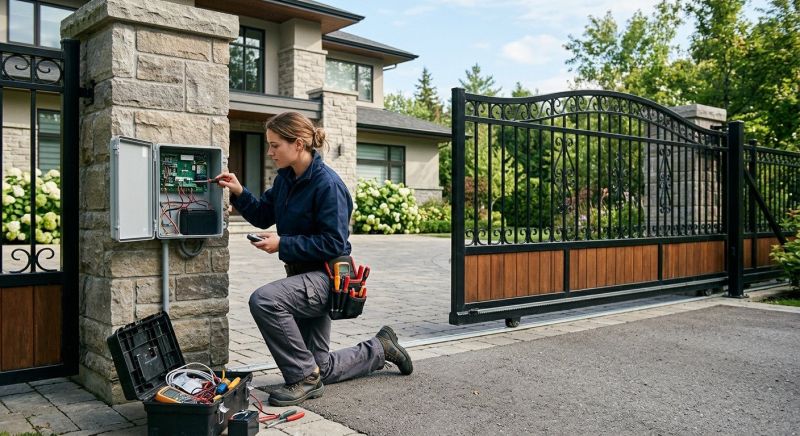 Electric Gate Installation in Naperville, IL