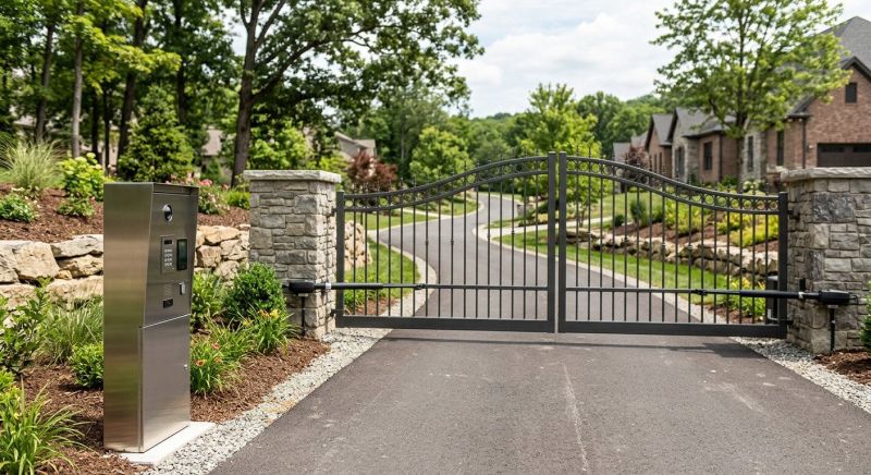 Entrance Gate Installation in Boca Raton, FL